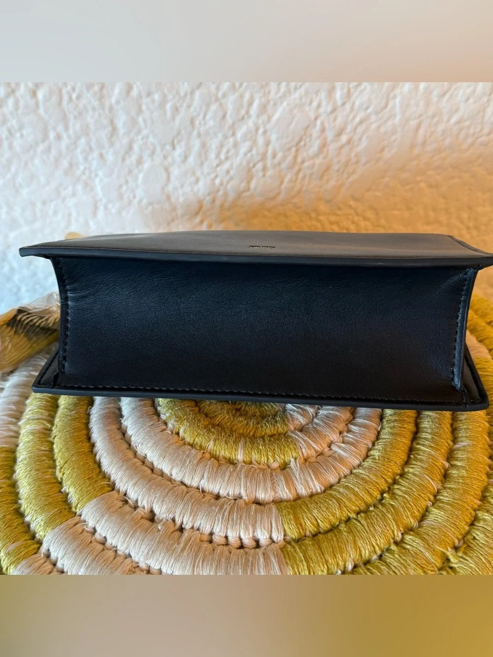 JW PEI Holly Metal Pendant Embellished Clutch Black